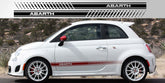 Fiat 500 Abarth Side Stripe Decals